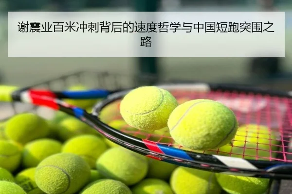 谢震业百米冲刺背后的速度哲学与中国短跑突围之路